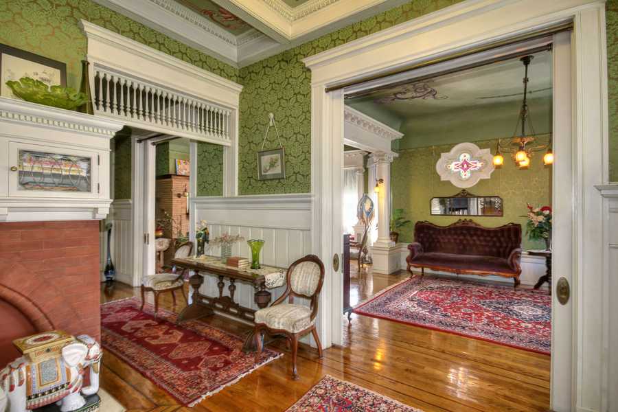 Sacramento Victorian mansion foyer Sacramento Victorian mansion foyer