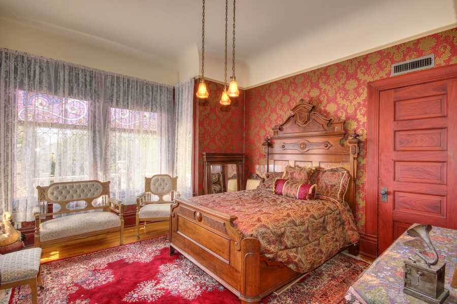 Sacramento Victorian mansion bedroom Sacramento Victorian mansion bedroom