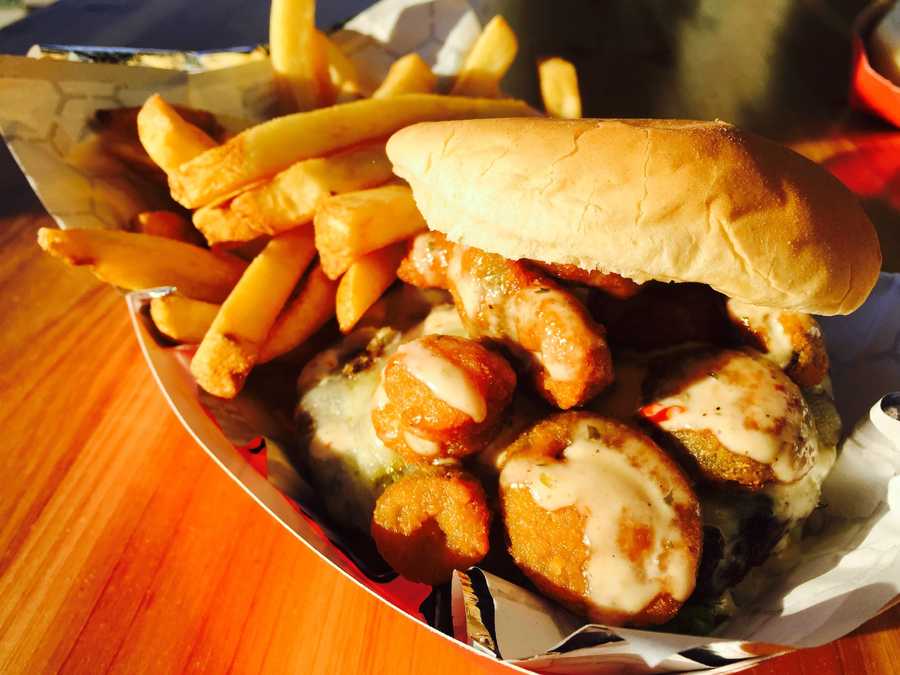 new food raley field 1. New food: First up is the new mouth-watering jalapeno pepper jack cheeseburger. (But we can't forget the popular doughnut bacon cheeseburger that's a staple at the ballpark.)
