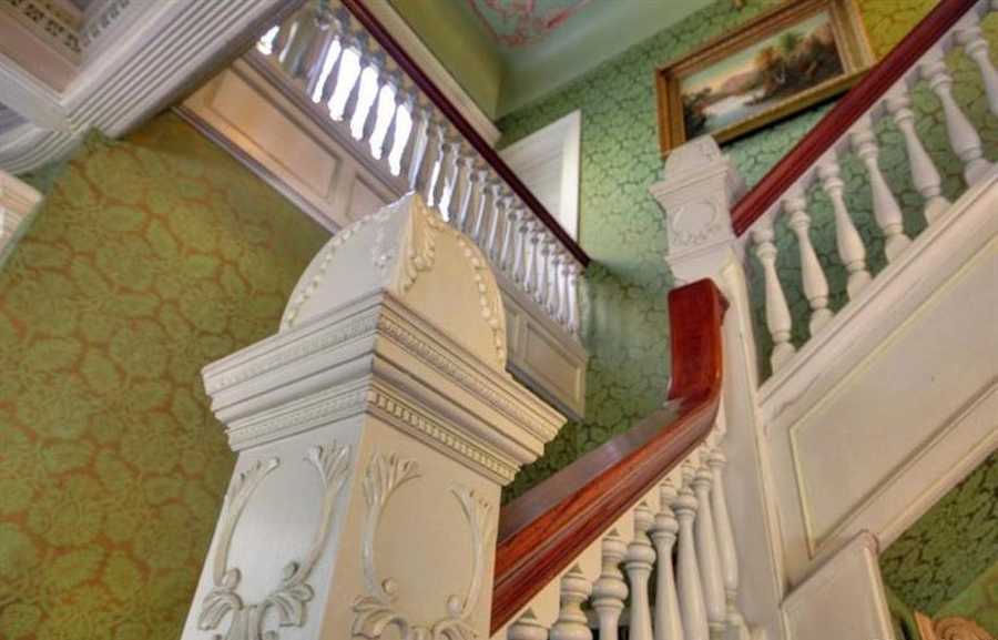 Sacramento Victorian mansion banister Sacramento Victorian mansion banister
