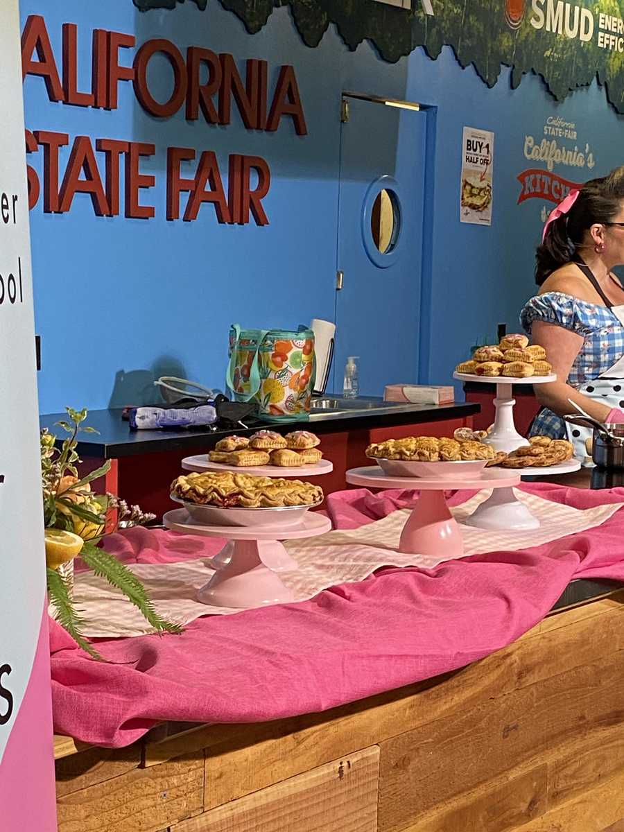 Baked goods at the fair Baked goods at the fair