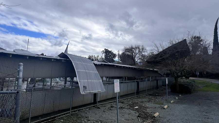 A look at storm damage on the Delta Marina. A look at storm damage on the Delta Marina.